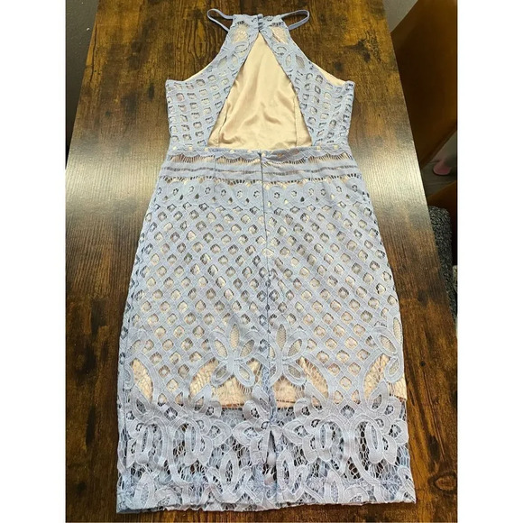 Lulus Steal A Kiss Lace Halter Mini Dress Size S - Picture 12 of 15